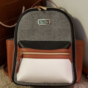 Itzy Ritzy Mini Backpack Coffee and Cream
